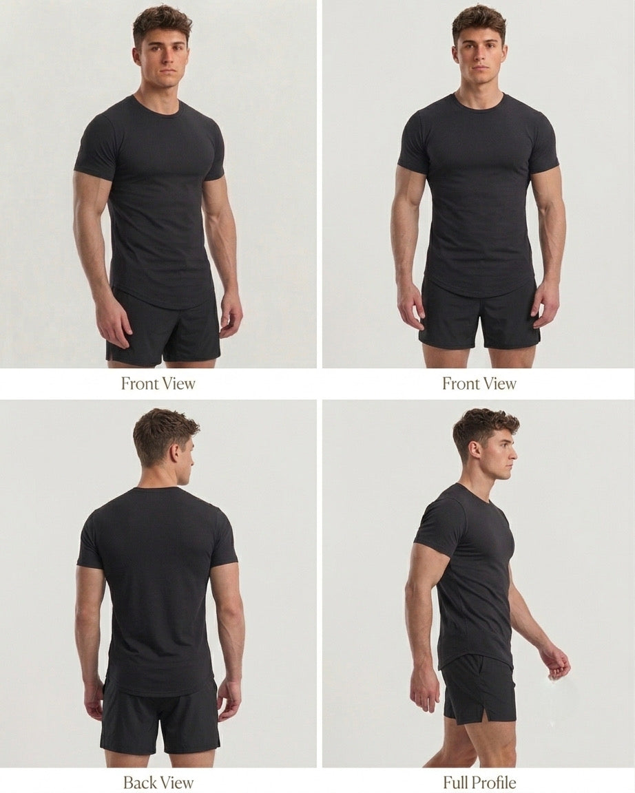Compression-Top Tee | Cotten
