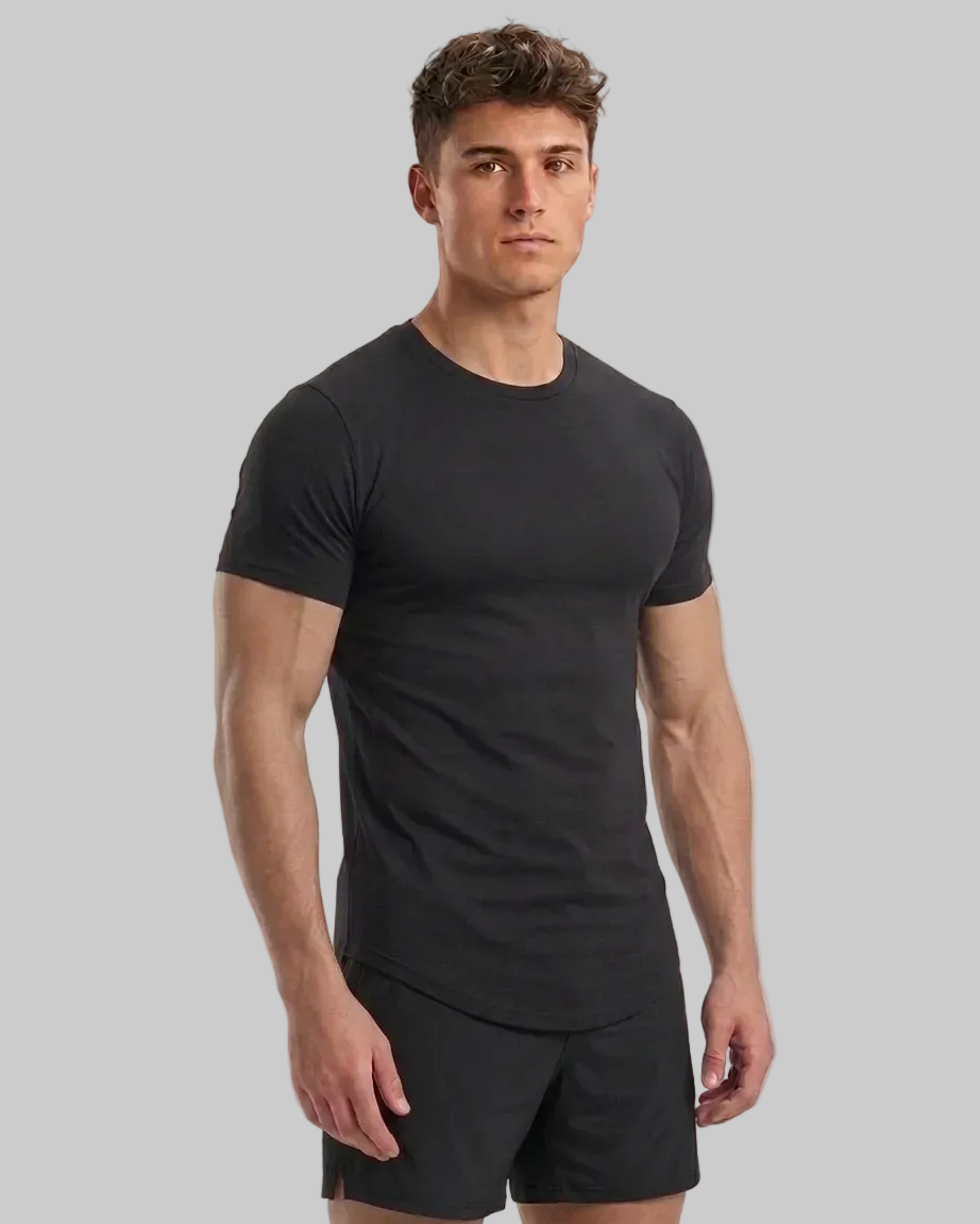 Compression-Top Tee | Cotten