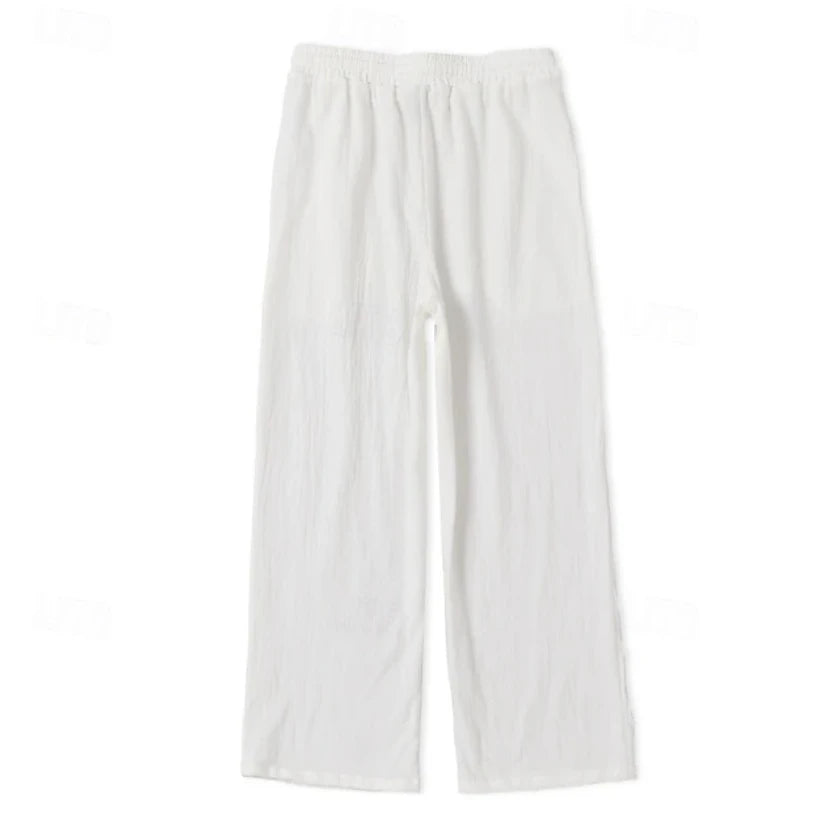 Cotton Linen Loose Fit Pants